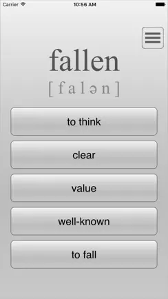 Learn Top 300 German Words iPhone image 1