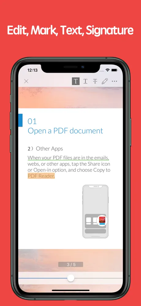 PDF Reader - Edit And Storage