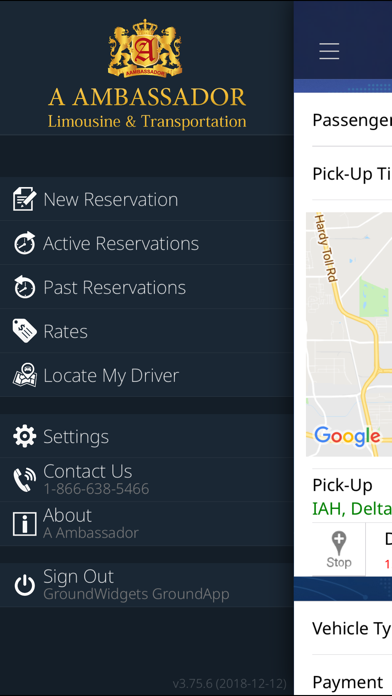 How to cancel & delete A Ambassador Limousine from iphone & ipad 1