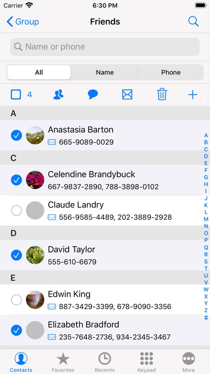 iContacts+: Group Contacts