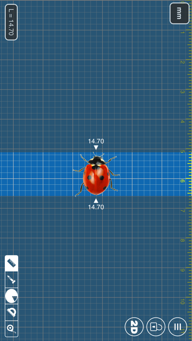 Screenshot #2 pour MillimeterPro  règle sur écran