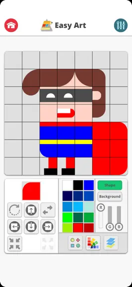 Game screenshot Easy Art - Draw With Shapes hack