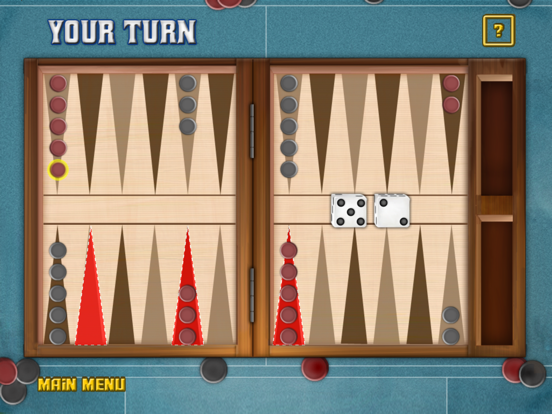 Backgammon Deluxe Go iPad app afbeelding 3