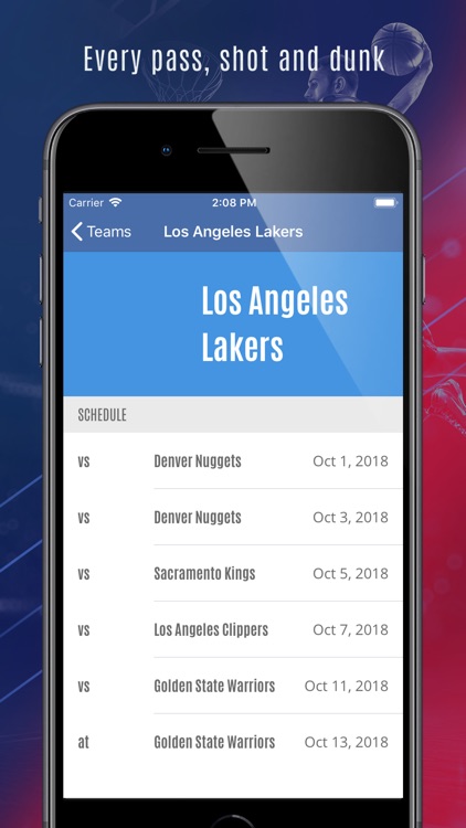 Basketball Schedule NBA 2023 by Andrew Neal