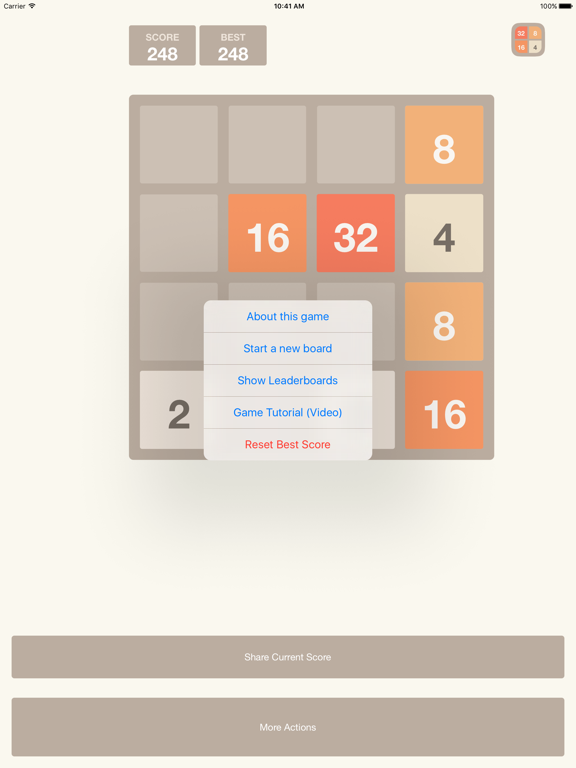 Screenshot #5 pour 2048 - The official game