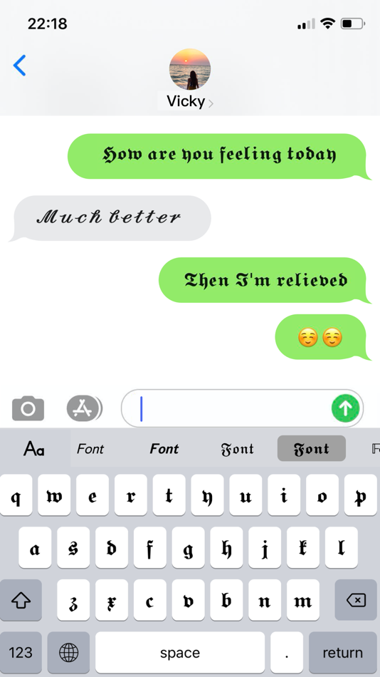#1. Fonts & Symbols Keyboard (iOS) 게시자: VPN Apps