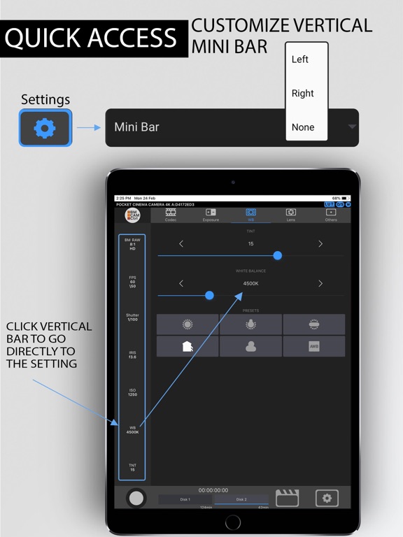 Blackmagic Camera Controllerのおすすめ画像7