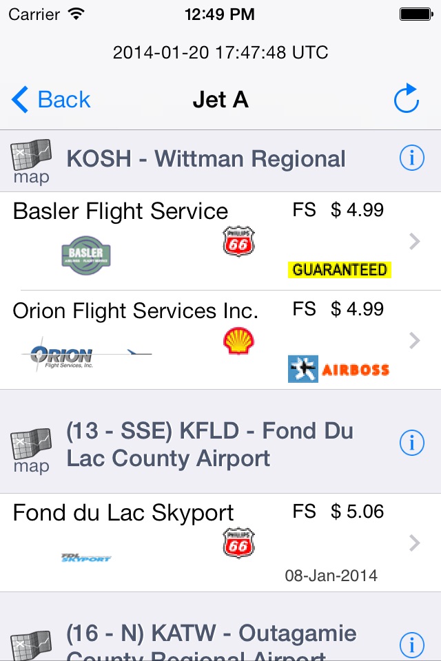 AirNav FBO screenshot 2