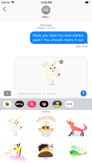 Wild Unicorn Animal Stickers(圖2)-速報App