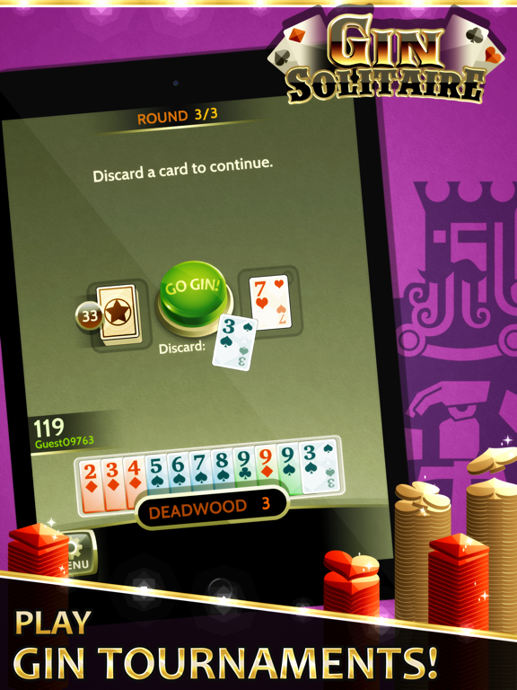 Screenshot #4 pour Gin Solitaire