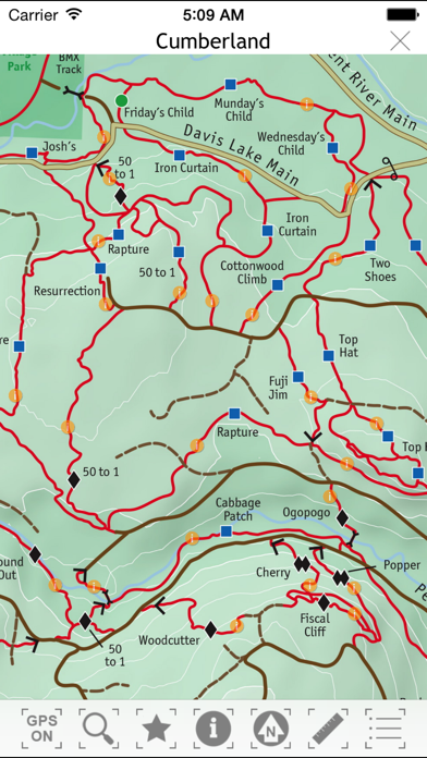 TrailMapps: Cumberland Screenshot