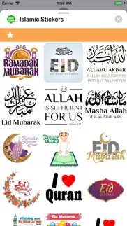 islamic stickers ! iphone screenshot 3