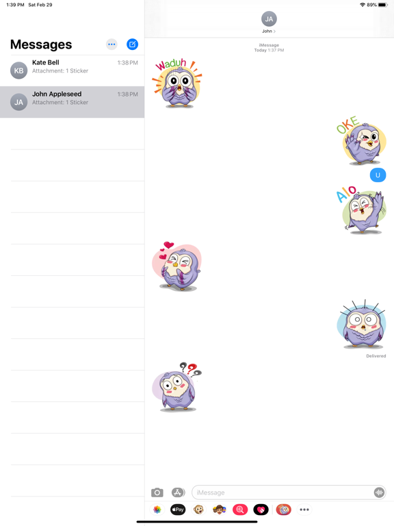 Screenshot #6 pour Sticker OwlPurple - fc