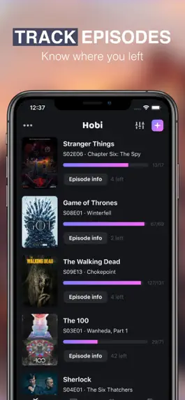 Game screenshot Hobi Time - TV Shows Tracker hack