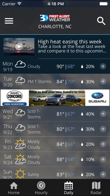WBTV First Alert Weather screenshot-4