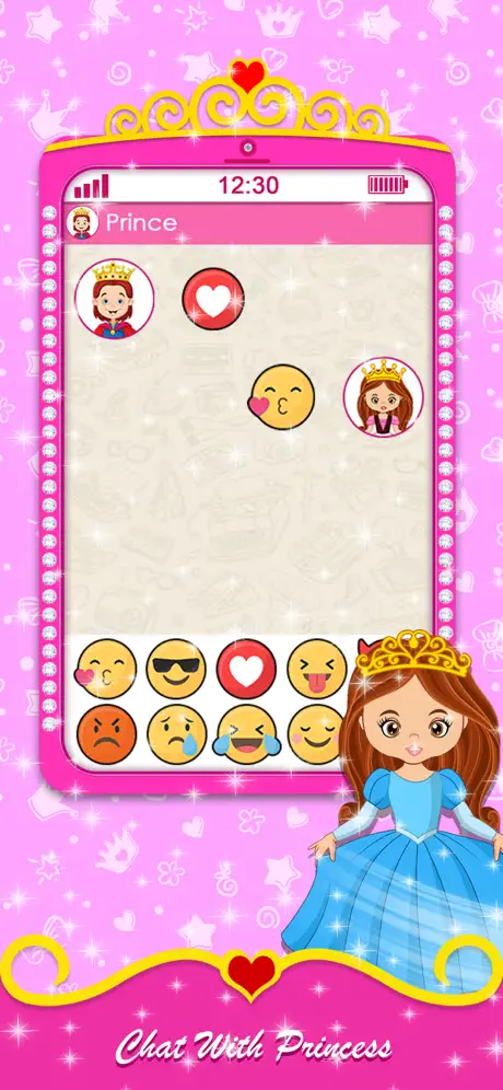 Pink Princess Learning Phone