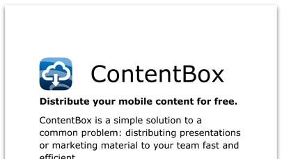 How to cancel & delete ContentBox from iphone & ipad 3