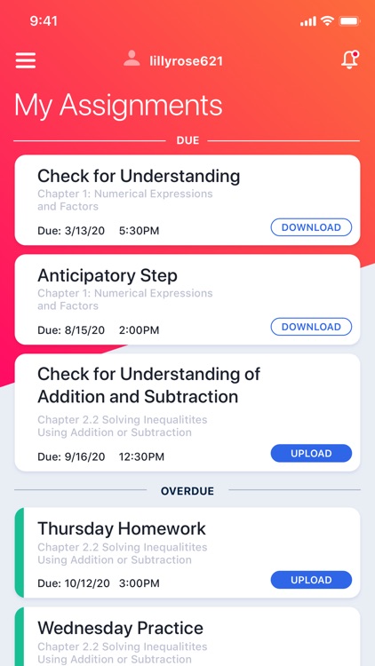Big Ideas Math Homework App
