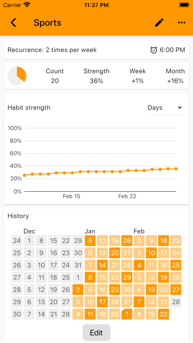 HabitGuru screenshot 2