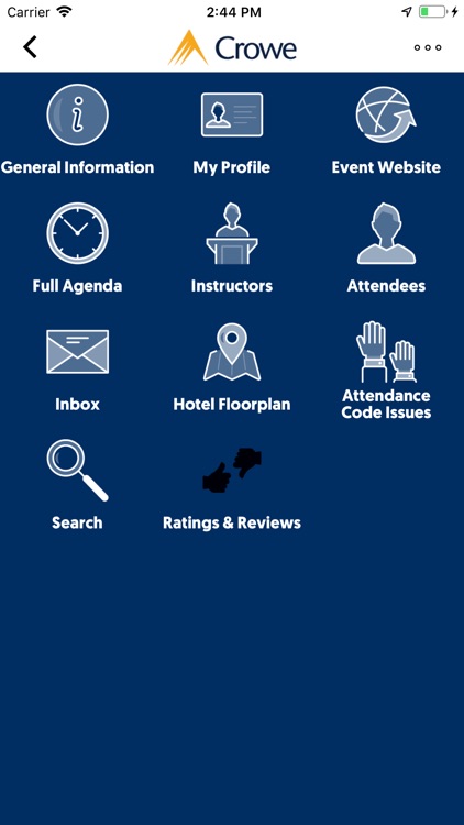 Crowe University Events