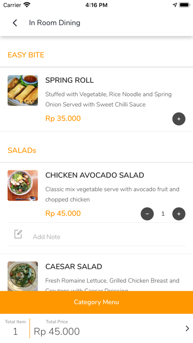 IZY Mobile Concierge Screenshot