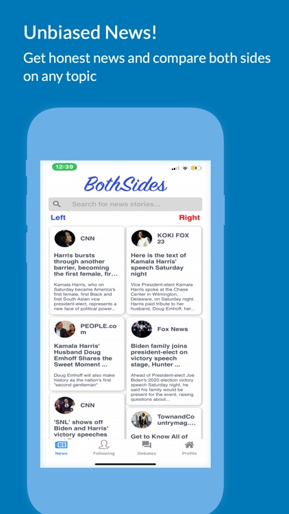 Both Sides - politics App