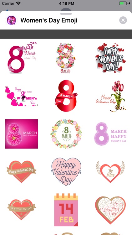 Women's Day Emoji Stickers