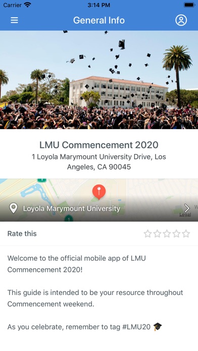 LMU Commencement 2020 screenshot 2