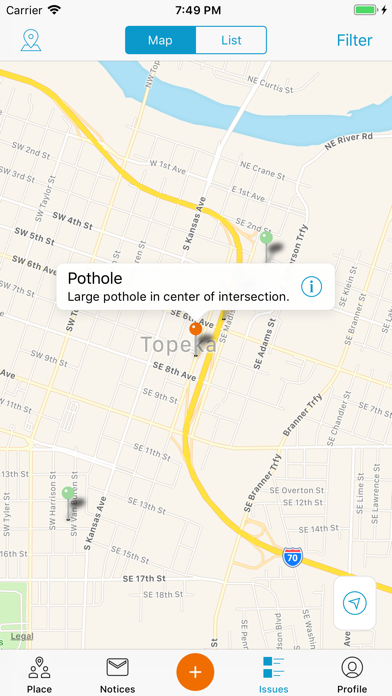 Screenshot #2 pour SeeClickFix Topeka