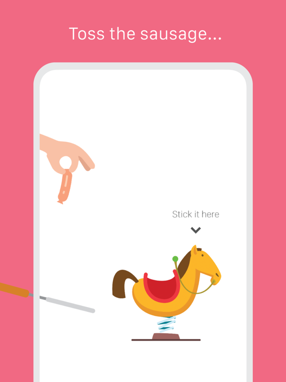 Sausage Toss iPad screenshot 1 - Games app