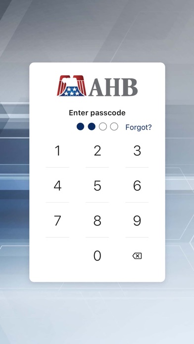 American Heritage Bank Screenshot