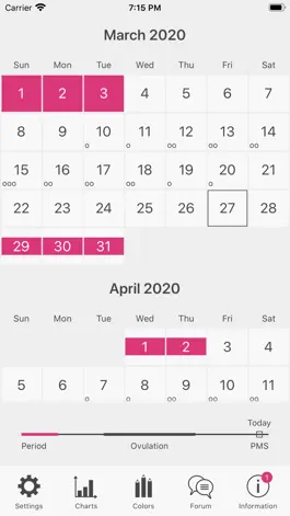 Game screenshot Menstrual Period Tracker mod apk