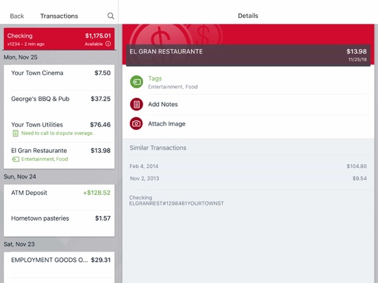 Victory Bank iPad screenshot 1 - Finance app