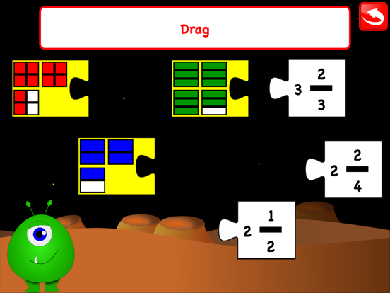 Fractions Learn Games for Kids iPad screenshot