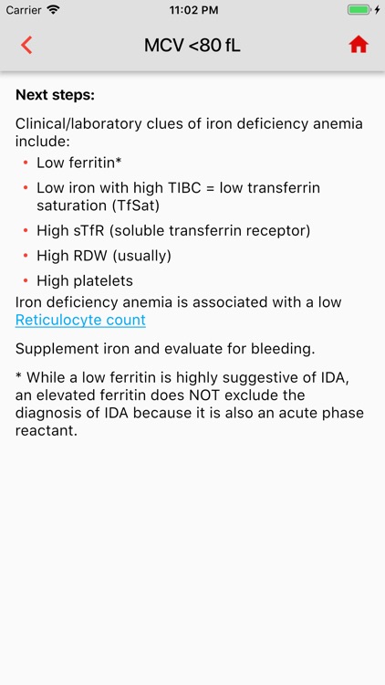 Anemia Algorithm