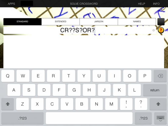 Screenshot #4 pour Crossword Solver Silver