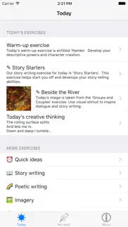 creative writing iphone screenshot 1