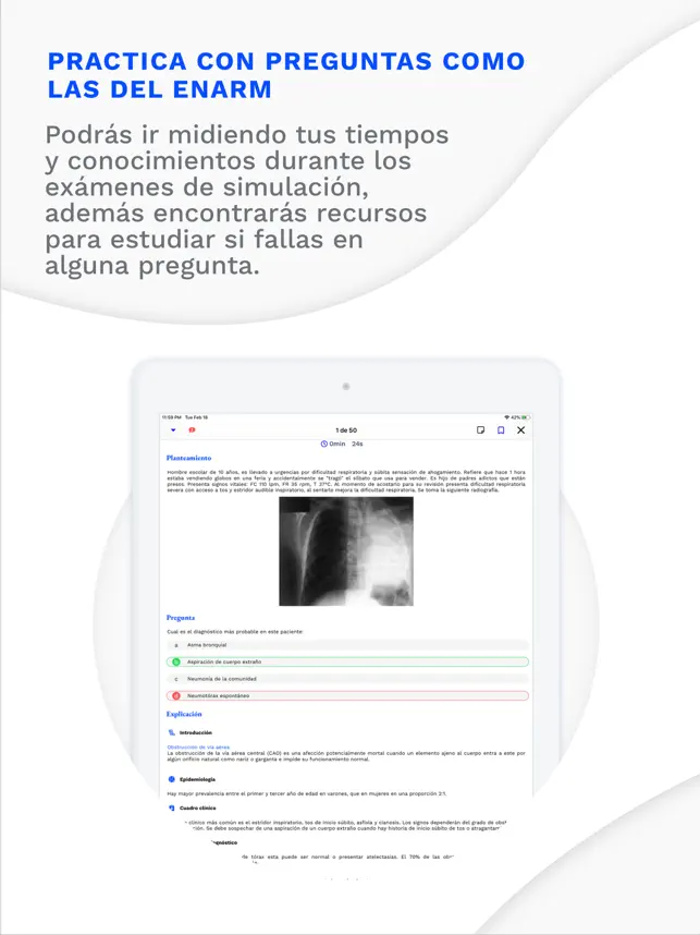 Captură 1 Estudio Medicina iphone
