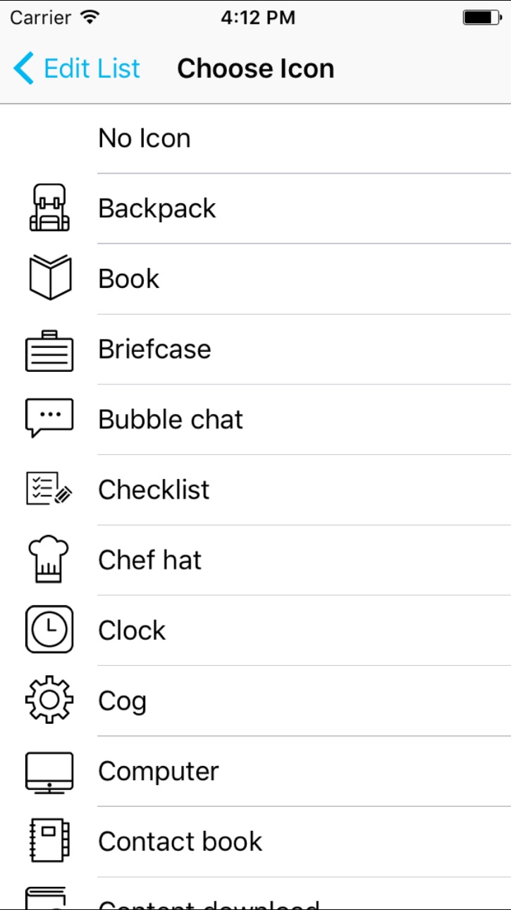 iPhone screenshot