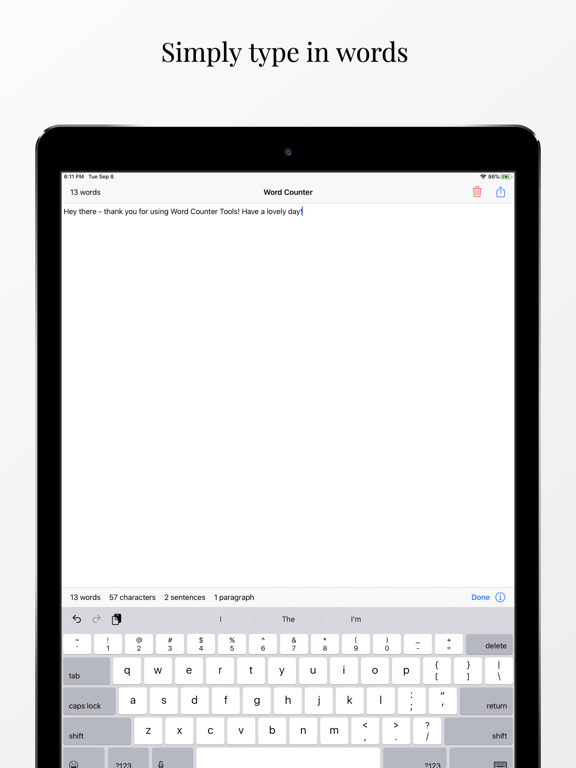 Screenshot #6 pour Word Counter Tool