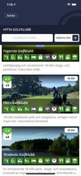 Game screenshot Golf i Sverige apk