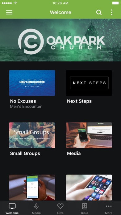 Oak Park Church Screenshot