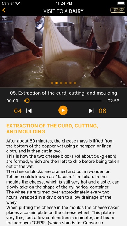 Parmigiano Reggiano Audioguide