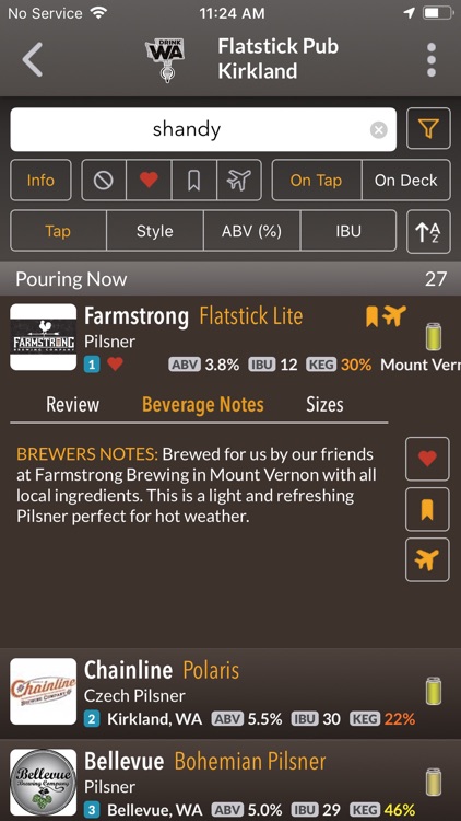 DigitalPour - Pocket Beer Menu