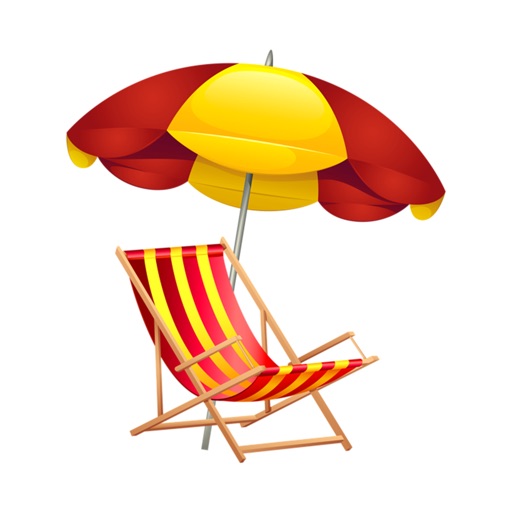 Beach Stickers Summer Icon