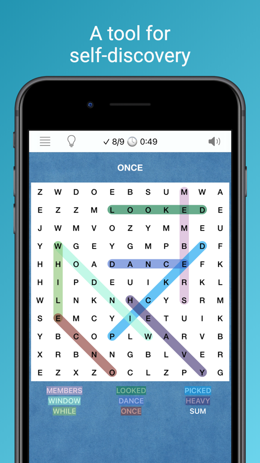 #1. Word Search Brain Puzzle Game (iOS) 由: iThinkdiff