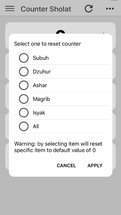 Counter Sholat screenshot 3