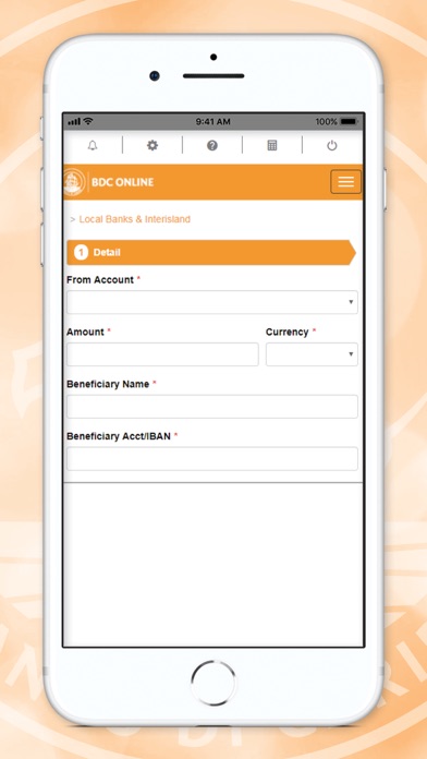 Banco di Caribe Mobile Banking Screenshot