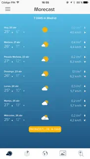 morecast weather app iphone capturas de pantalla 2