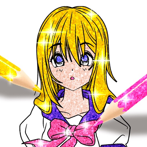 Anime Style Coloring Book icon